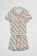 Short Sleeve Collar Festive Pyjama