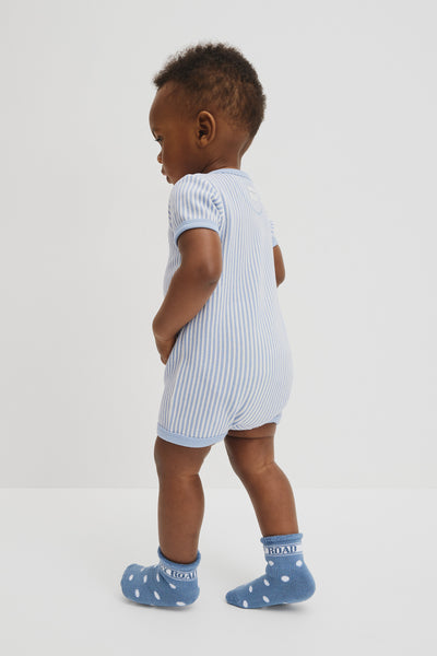 Short Sleeve Waffle Romper