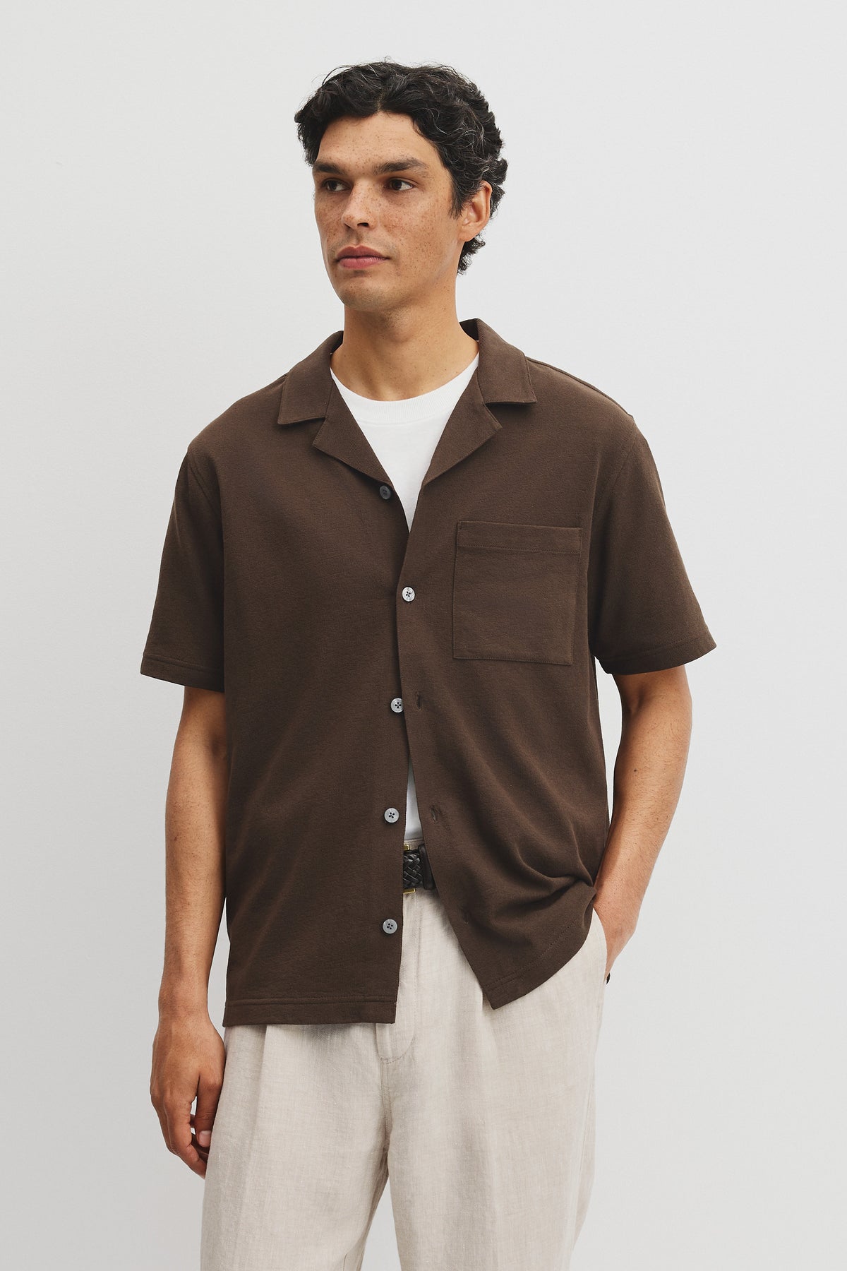 Textured Cuban Shirt