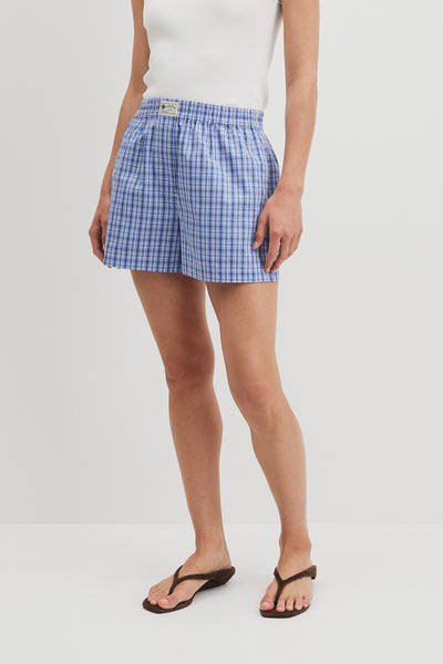 Organically Grown Cotton Check Boxer Short