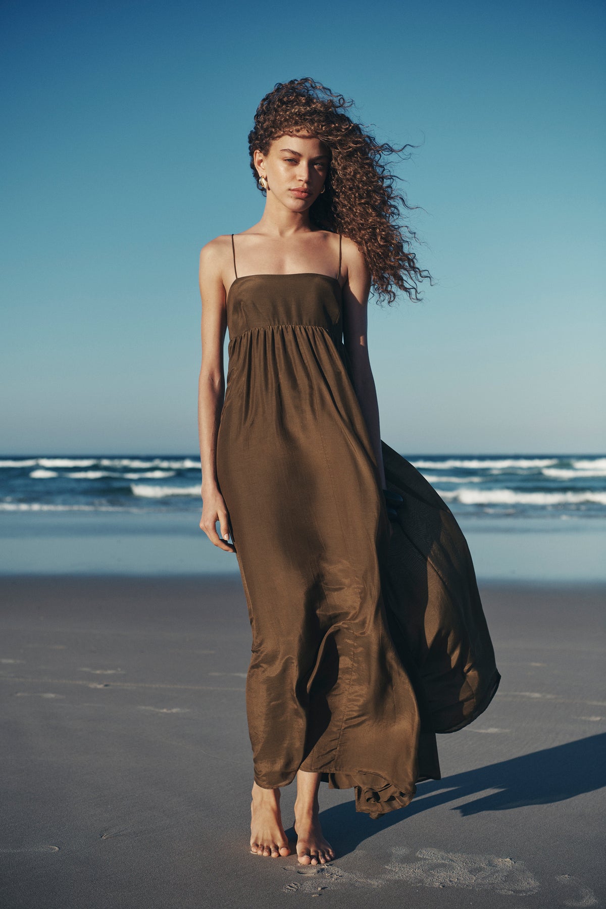 Gathered Maxi Dress