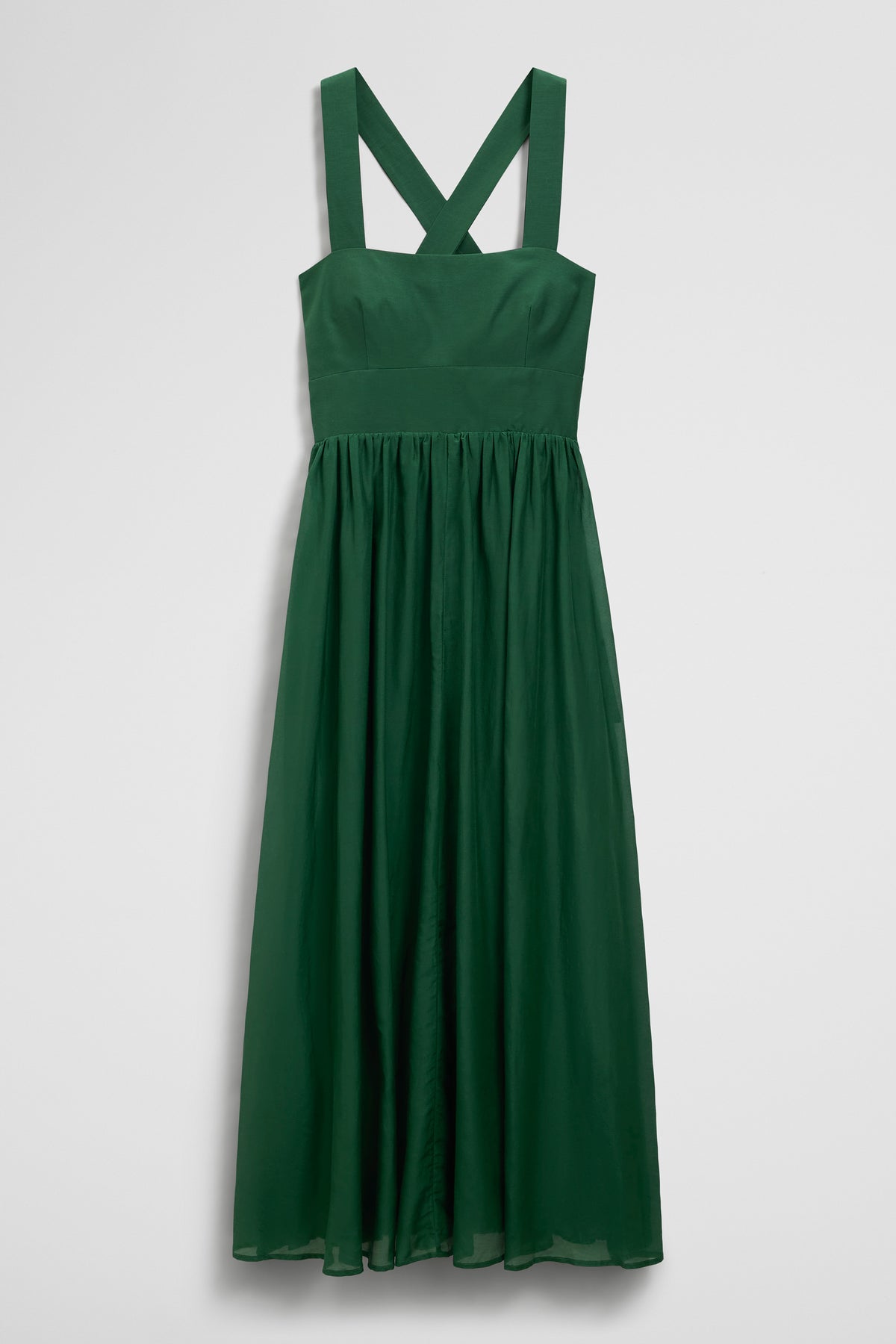 Basque Maxi Dress