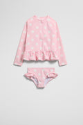 Long Sleeve Rash Vest & Brief Set