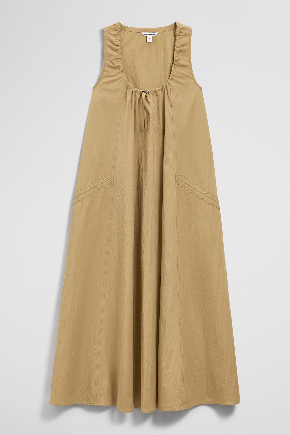 Drawcord Trapeze Dress
