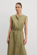 Drop Waist Midi Dress