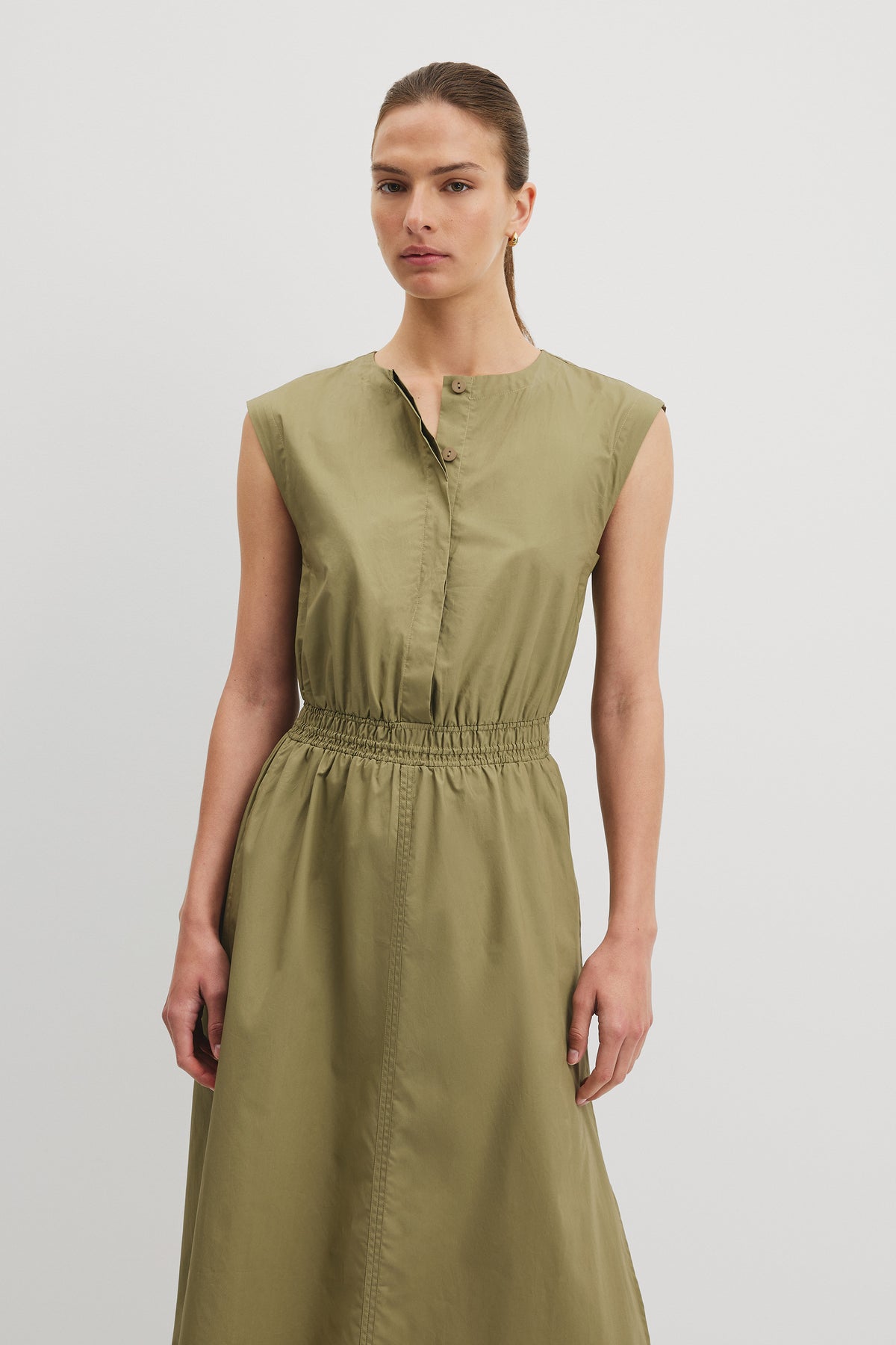 Drop Waist Midi Dress