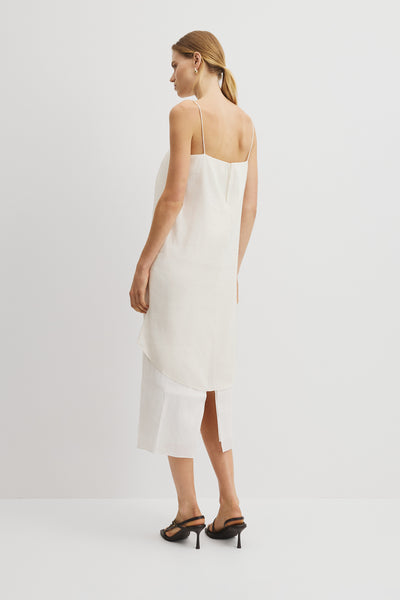 Tie Detail Midi Dress