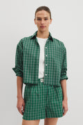 Check Boxy Shirt
