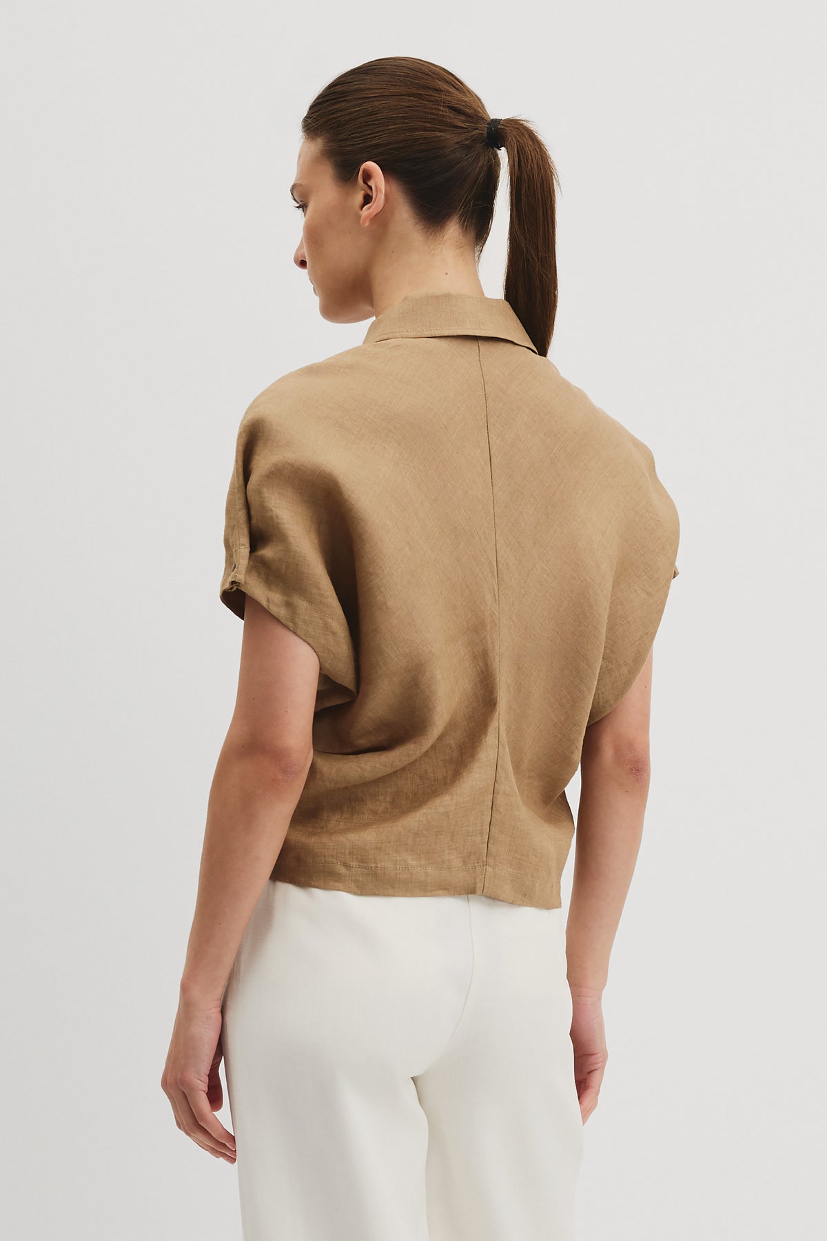 Bias Linen Shirt