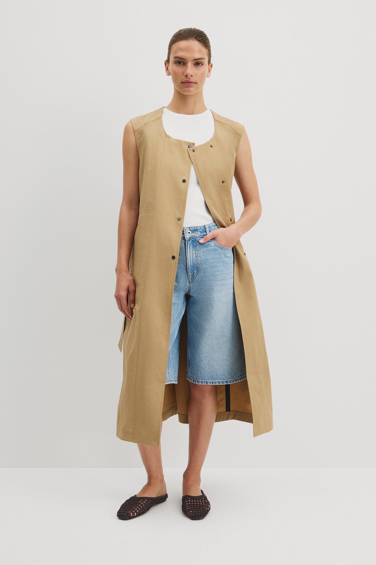 Canvas Longline Vest