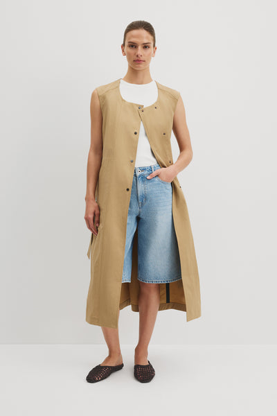 Canvas Longline Vest