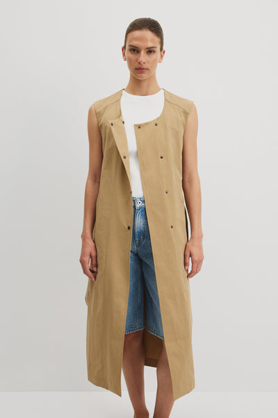 Canvas Longline Vest