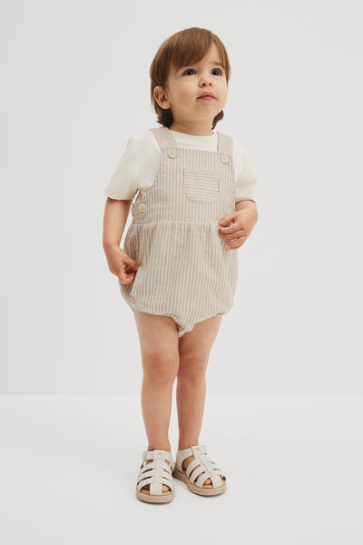 Linen Cotton Overall Set