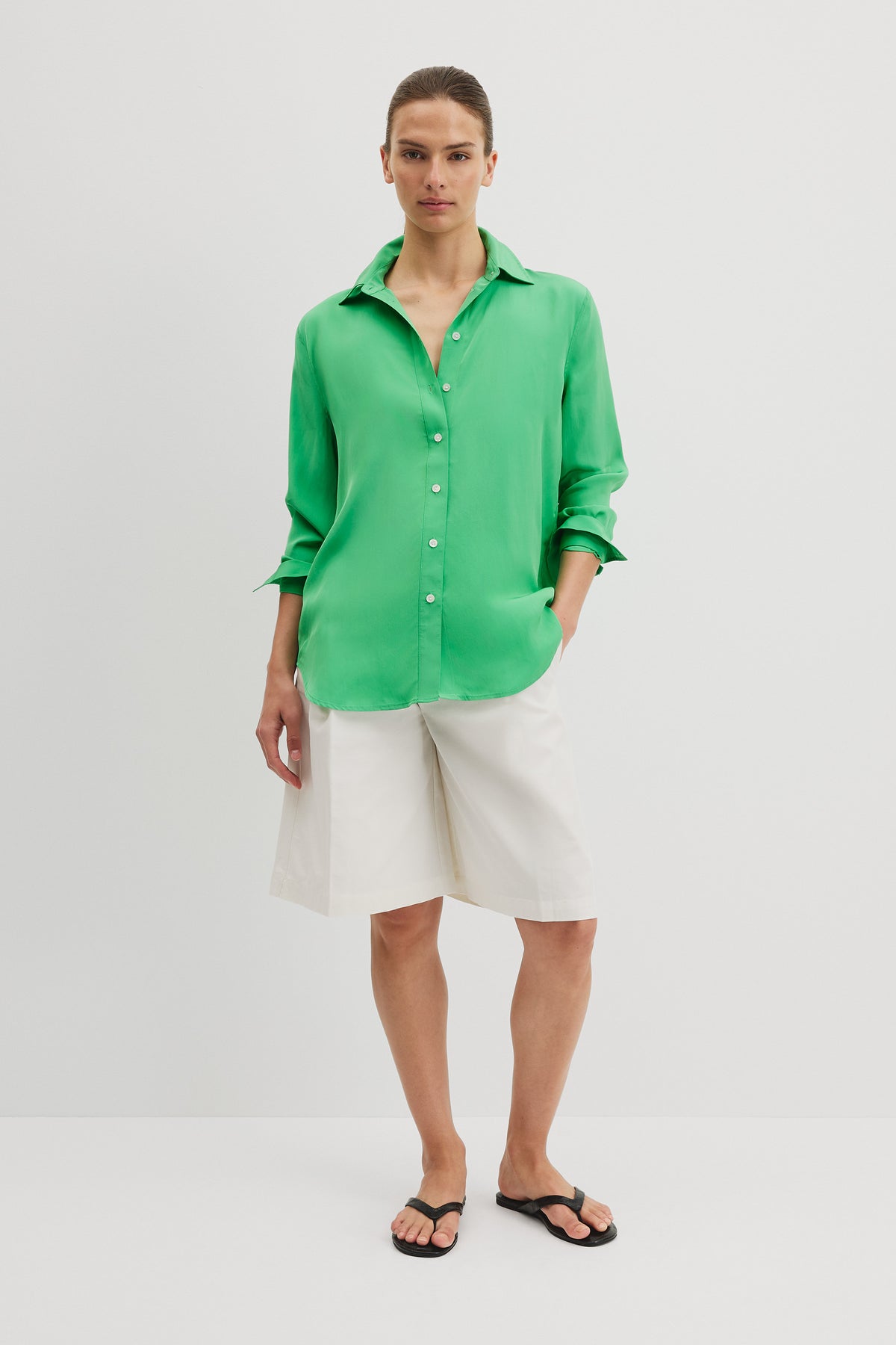 Long Sleeve Fluid Shirt