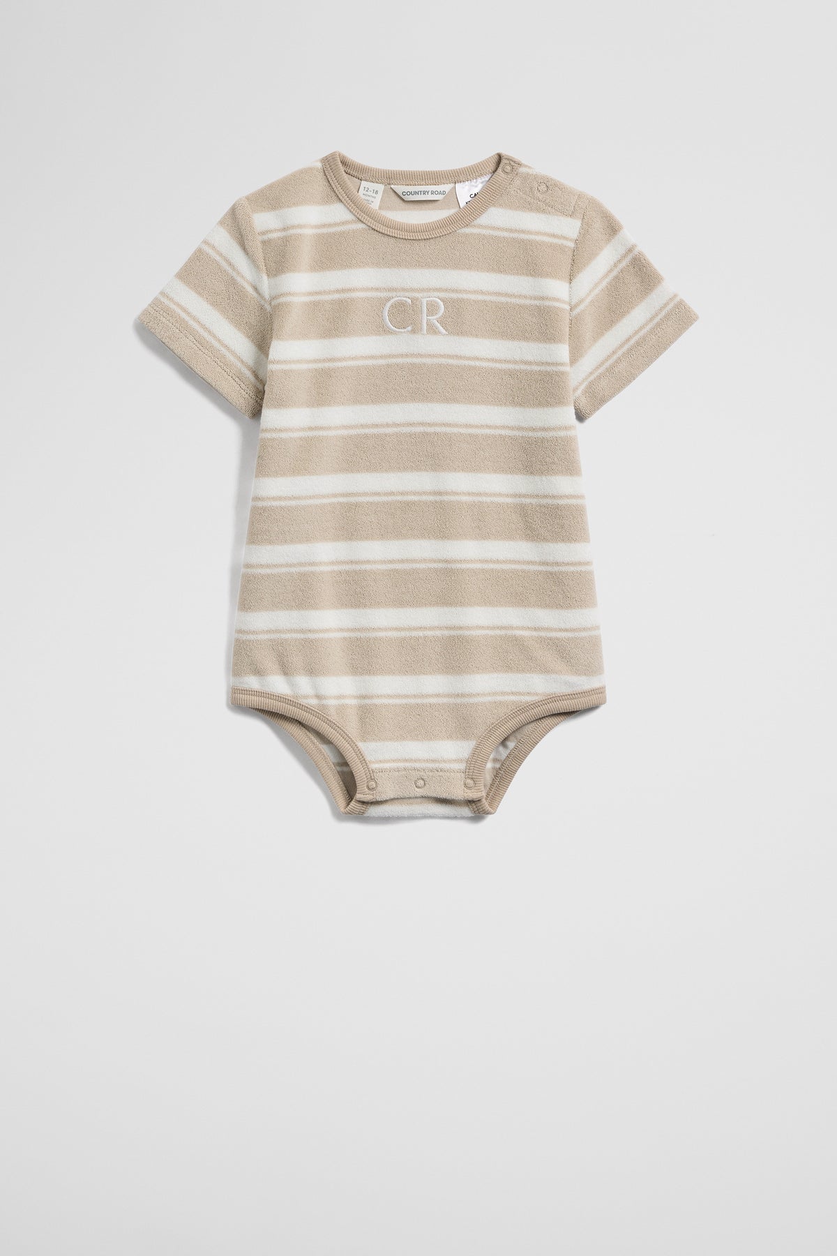 Short Sleeve Terry Bodysuit