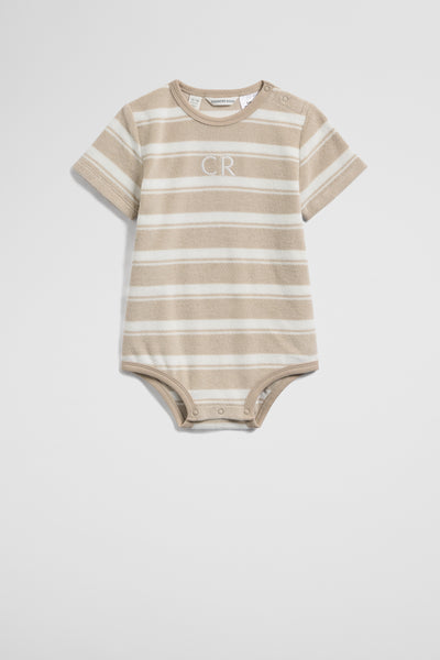 Short Sleeve Terry Bodysuit