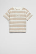 Relaxed Stripe Terry T-Shirt