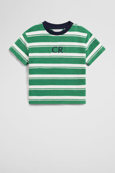 Relaxed Stripe Terry T-Shirt