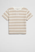 Relaxed Stripe Terry T-Shirt