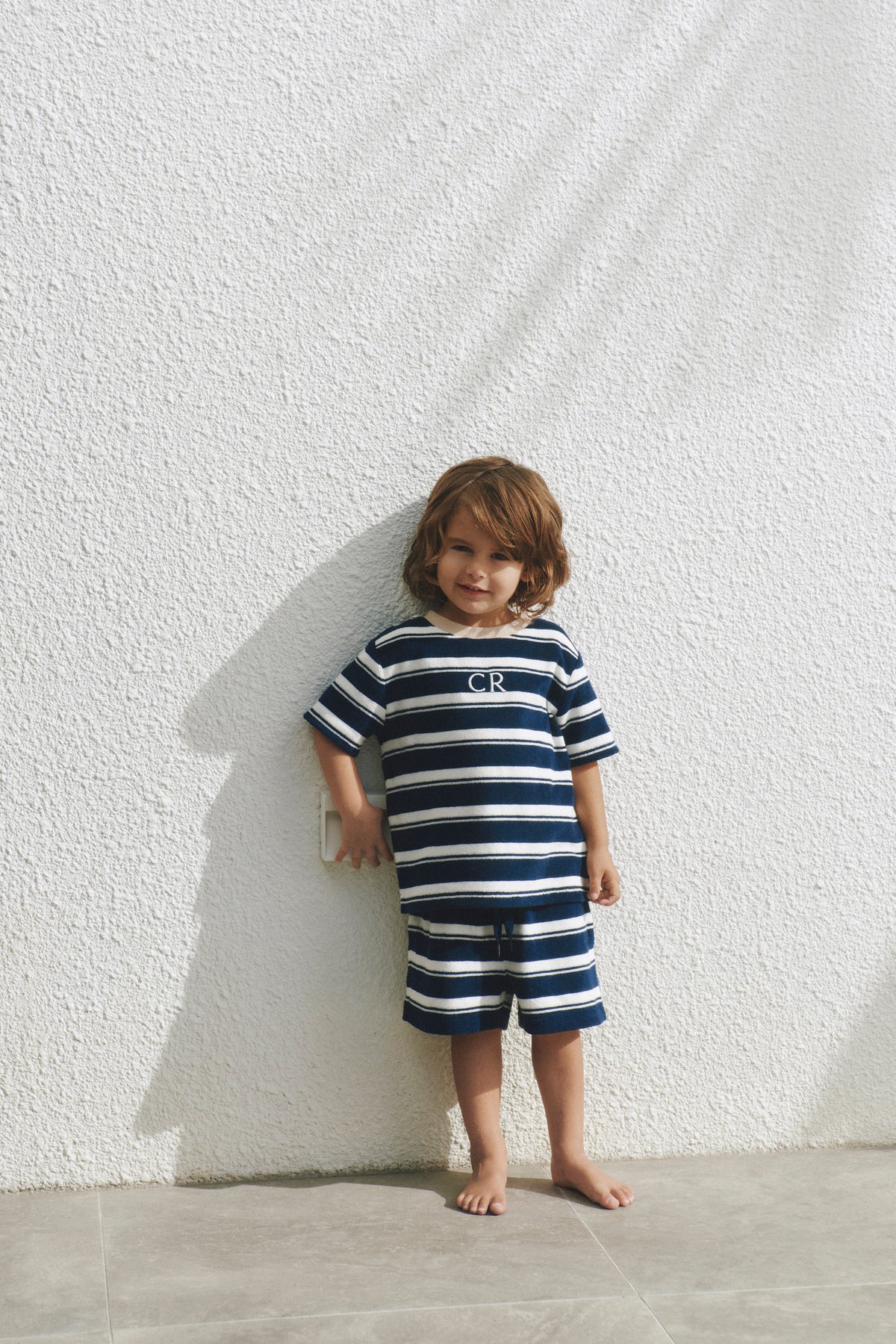 Australian Cotton Stripe Terry Short