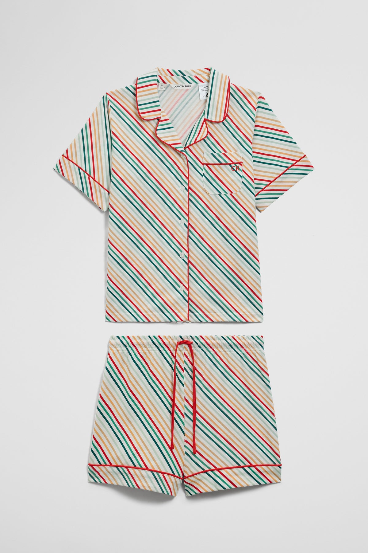 Teen Short Sleeve Festive Pyjama Set