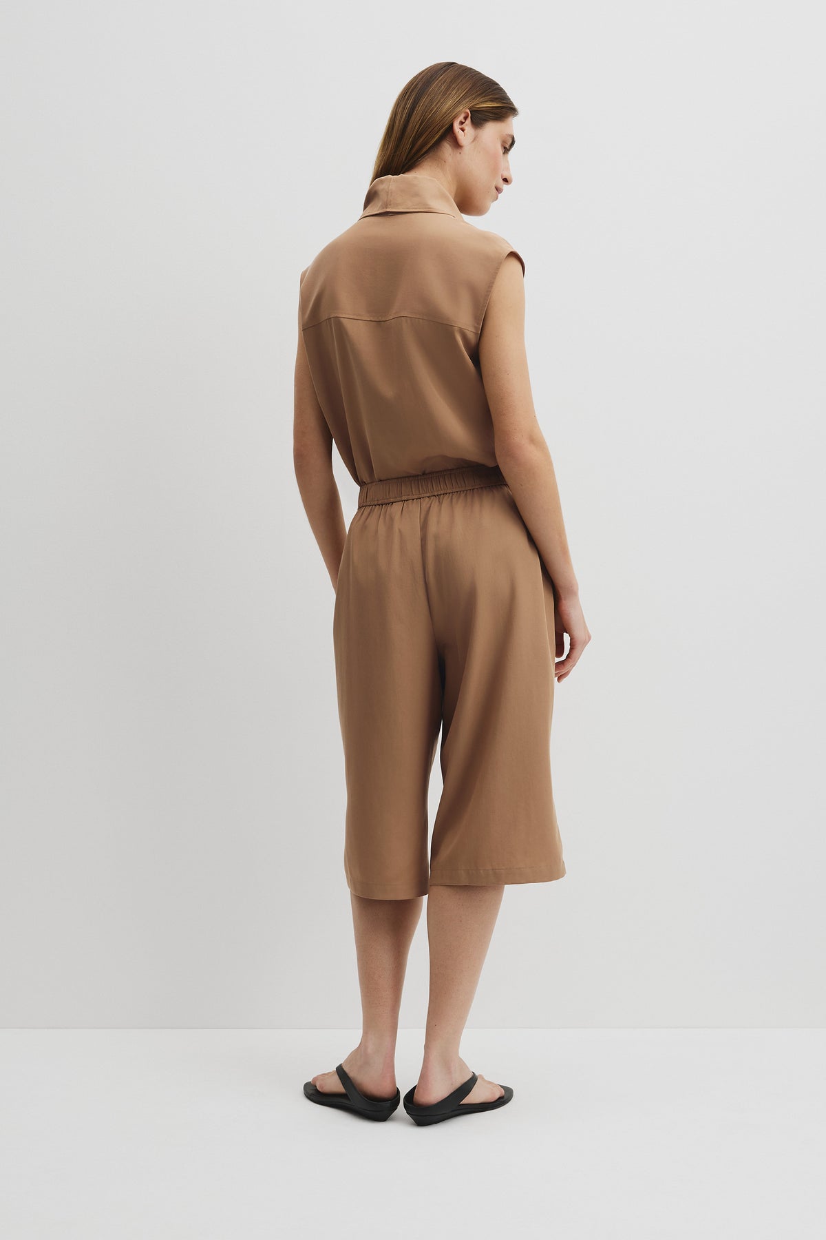 Cupro Bermuda Short