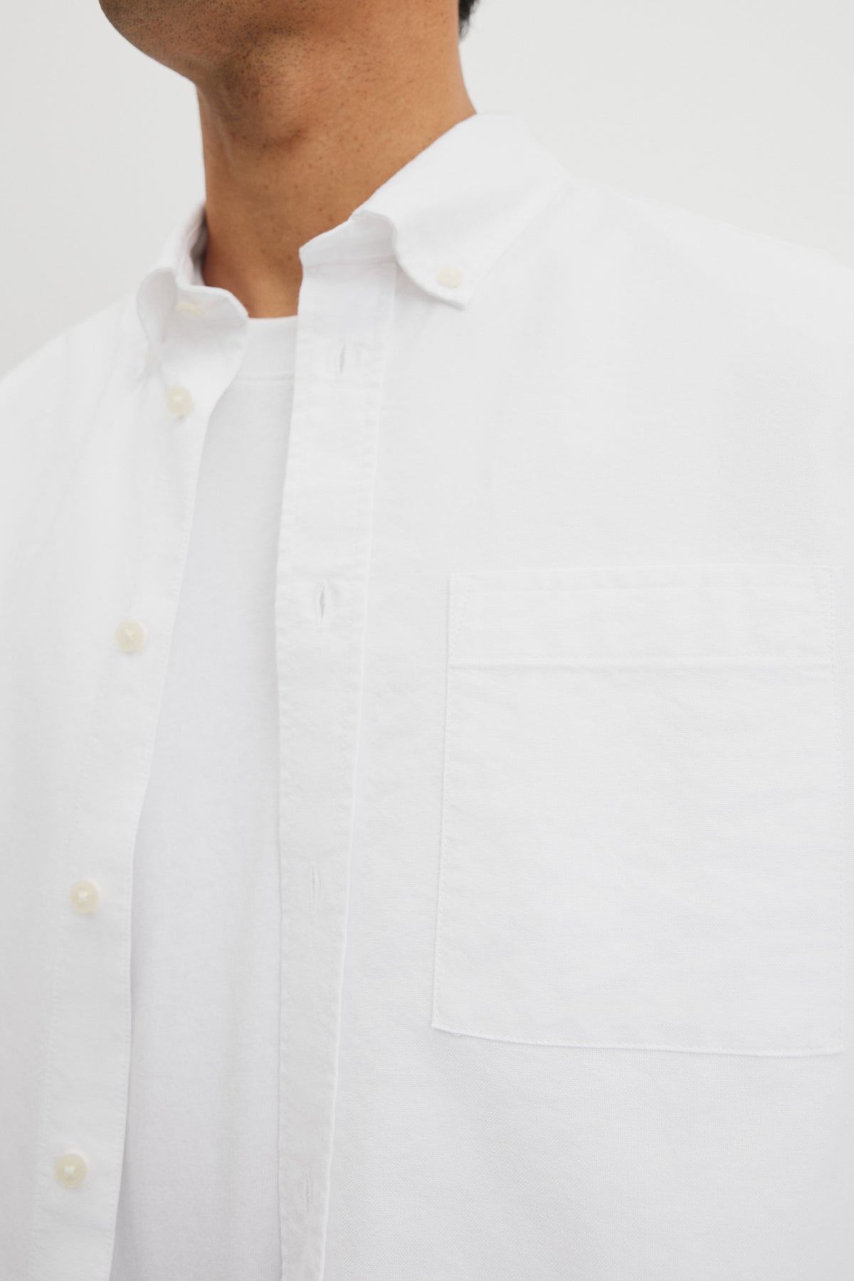 Australian Good Earth Cotton Short Sleeve Oversized Shirt