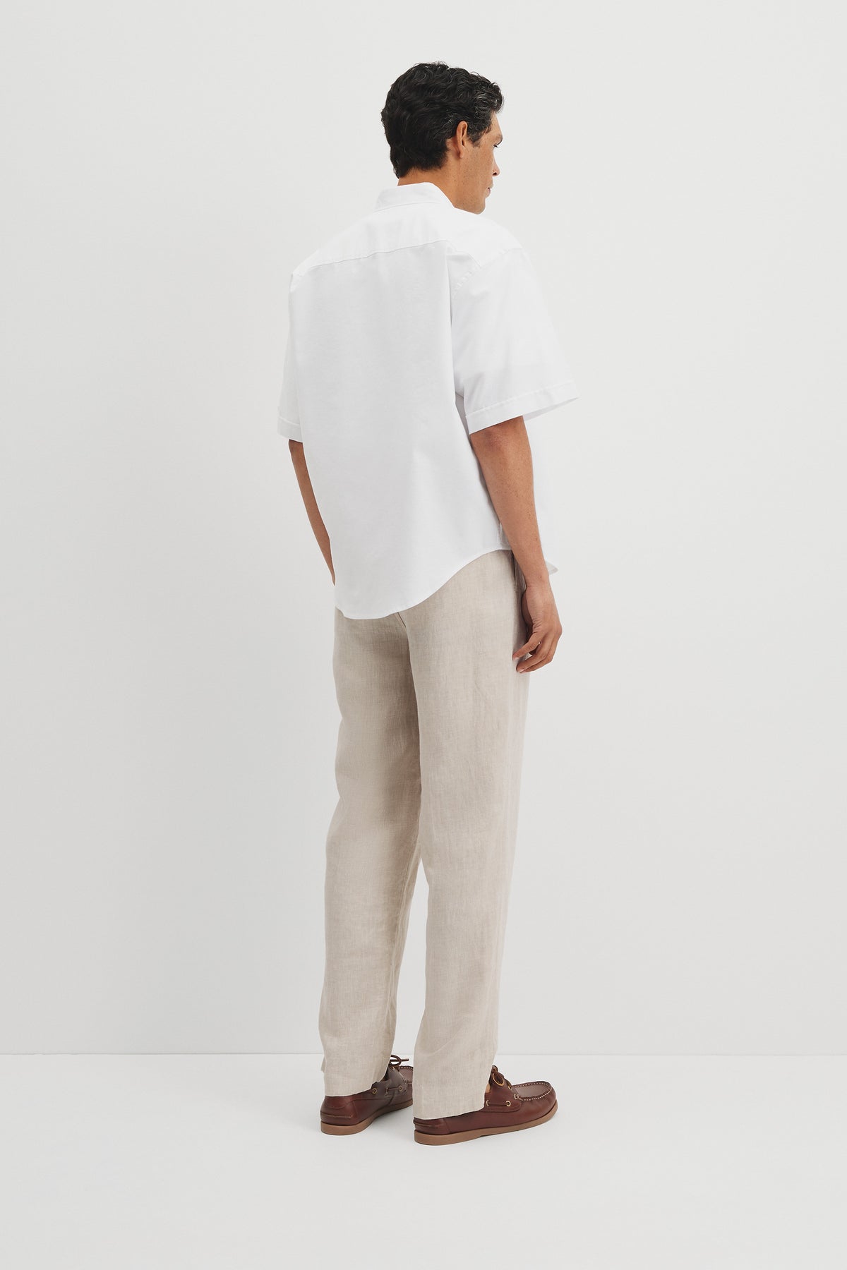 Australian Good Earth Cotton Short Sleeve Oversized Shirt