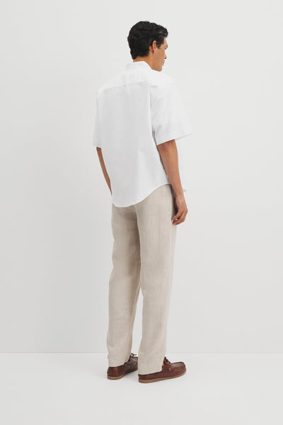 Australian Good Earth Cotton Short Sleeve Oversized Shirt