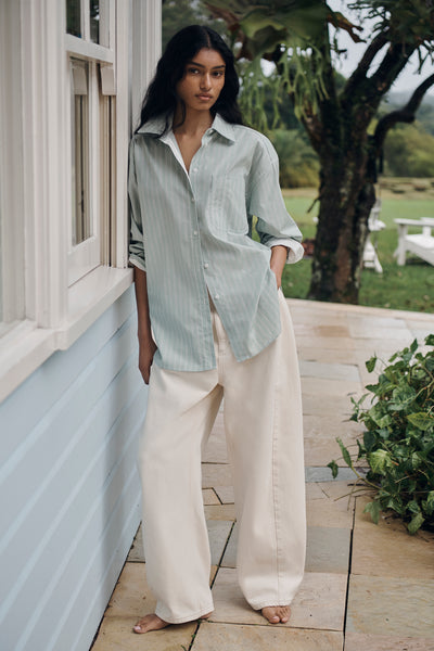 Stripe Poplin Shirt