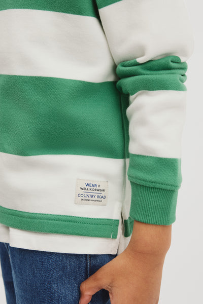 Long Sleeve Stripe Rugby