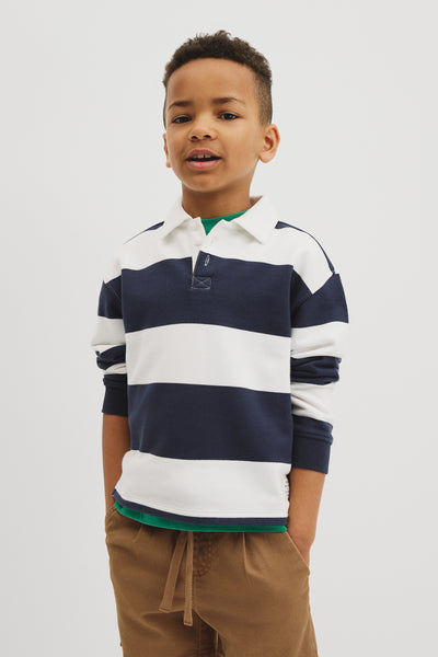 Long Sleeve Stripe Rugby