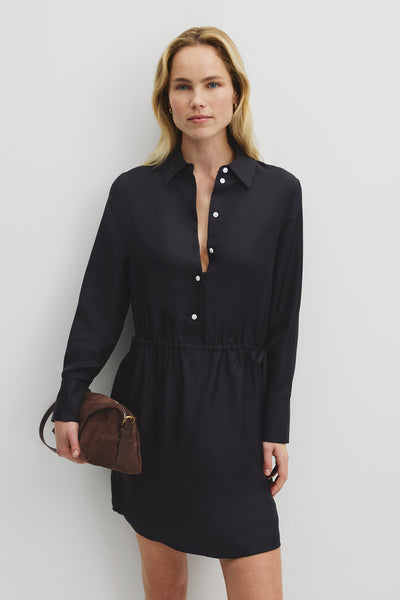 Gathered Mini Dress