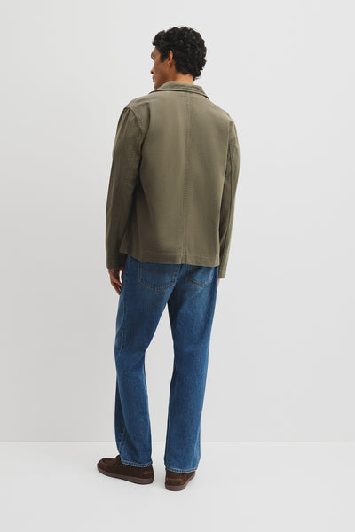 Cotton Twill Garment Dyed Chore Jacket