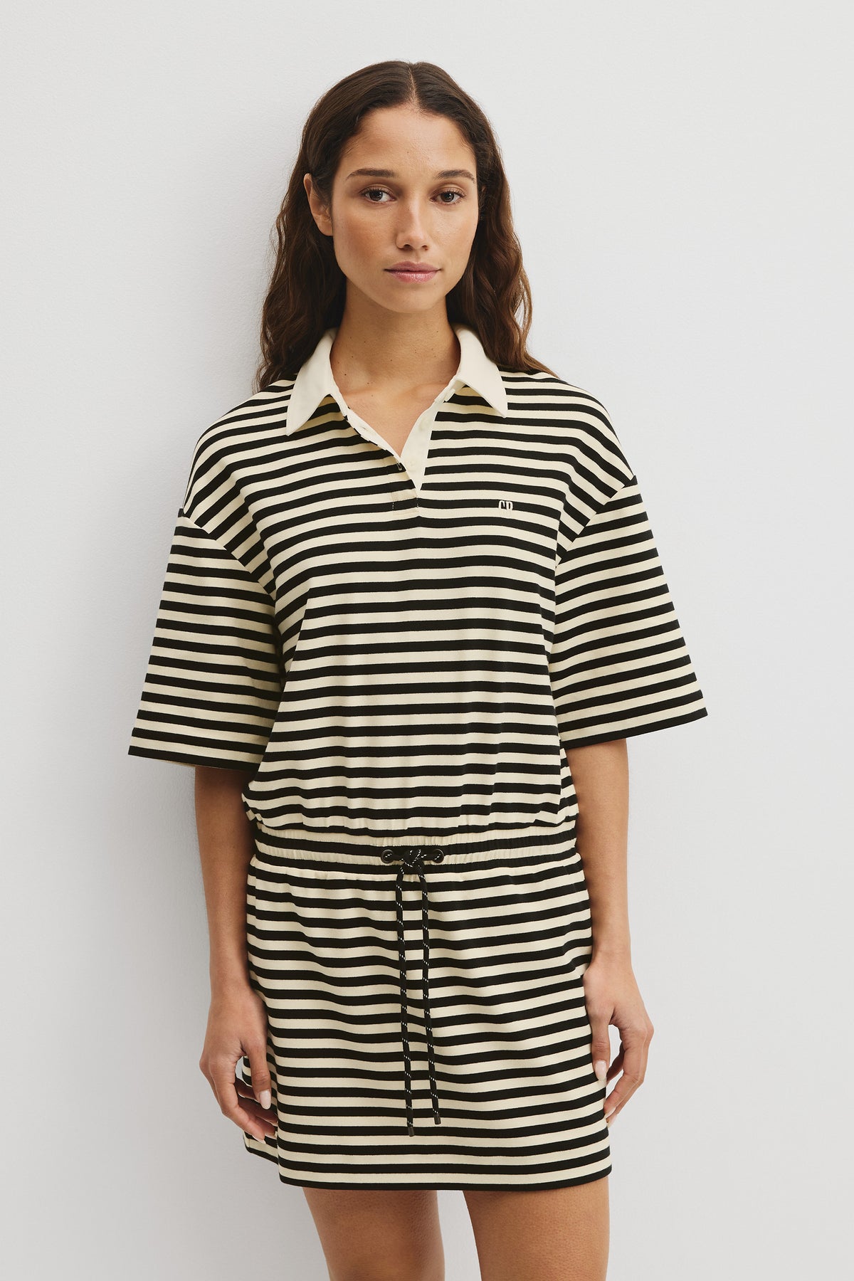 Australian Cotton Stripe Jersey Dress