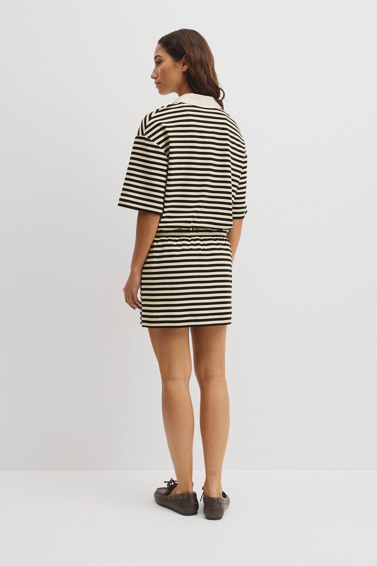 Australian Cotton Stripe Jersey Dress
