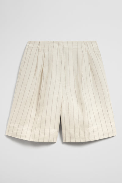 Stripe Linen Short