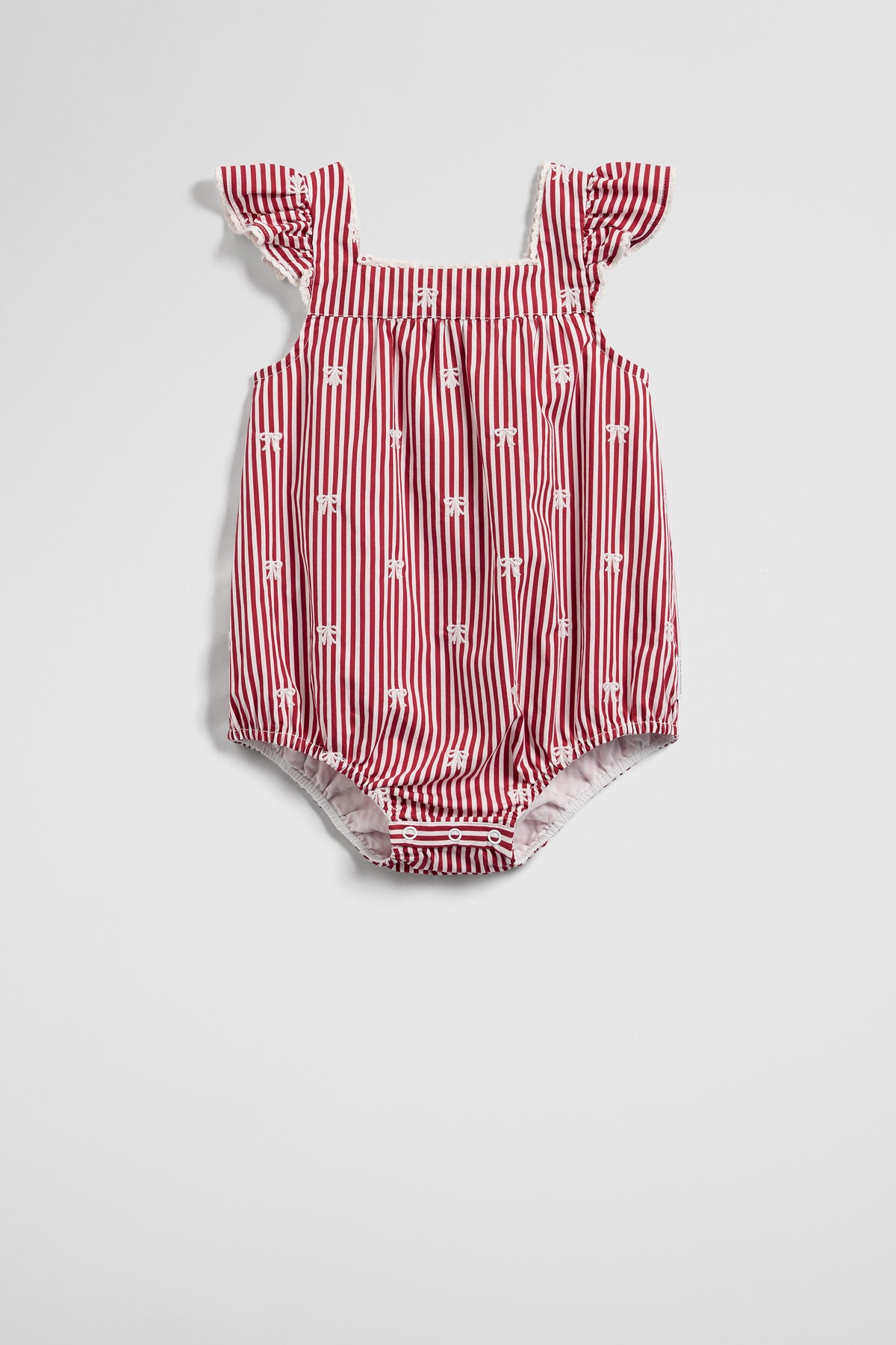 Sleeveless Woven Frill Bodysuit
