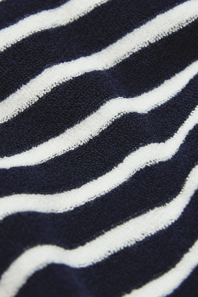 Relaxed Fit Stripe Terry Polo