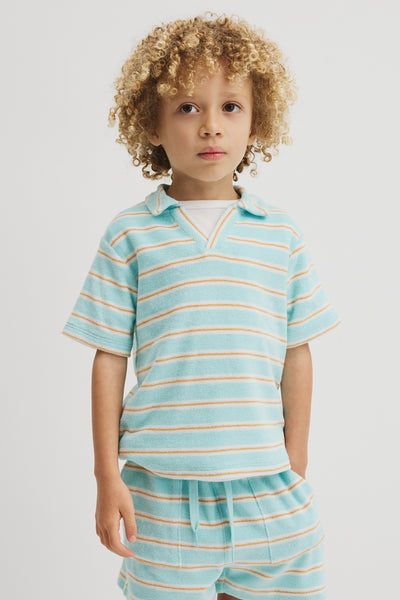 Short Sleeve Relaxed Terry Polo