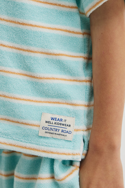 Short Sleeve Relaxed Terry Polo