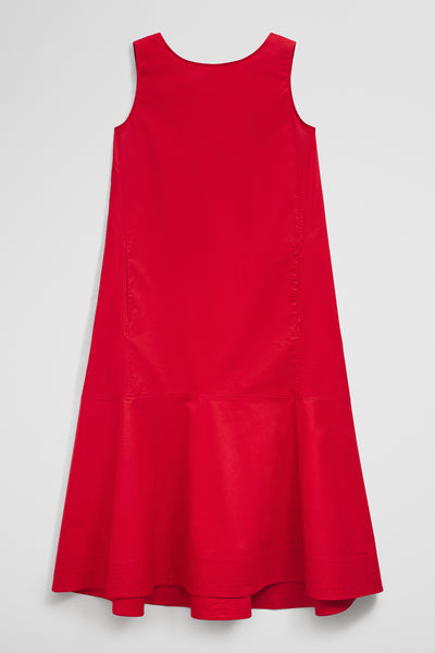 Flare Hem Midi Dress