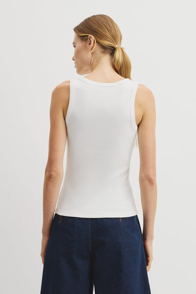 Scoop Neck Rib Tank