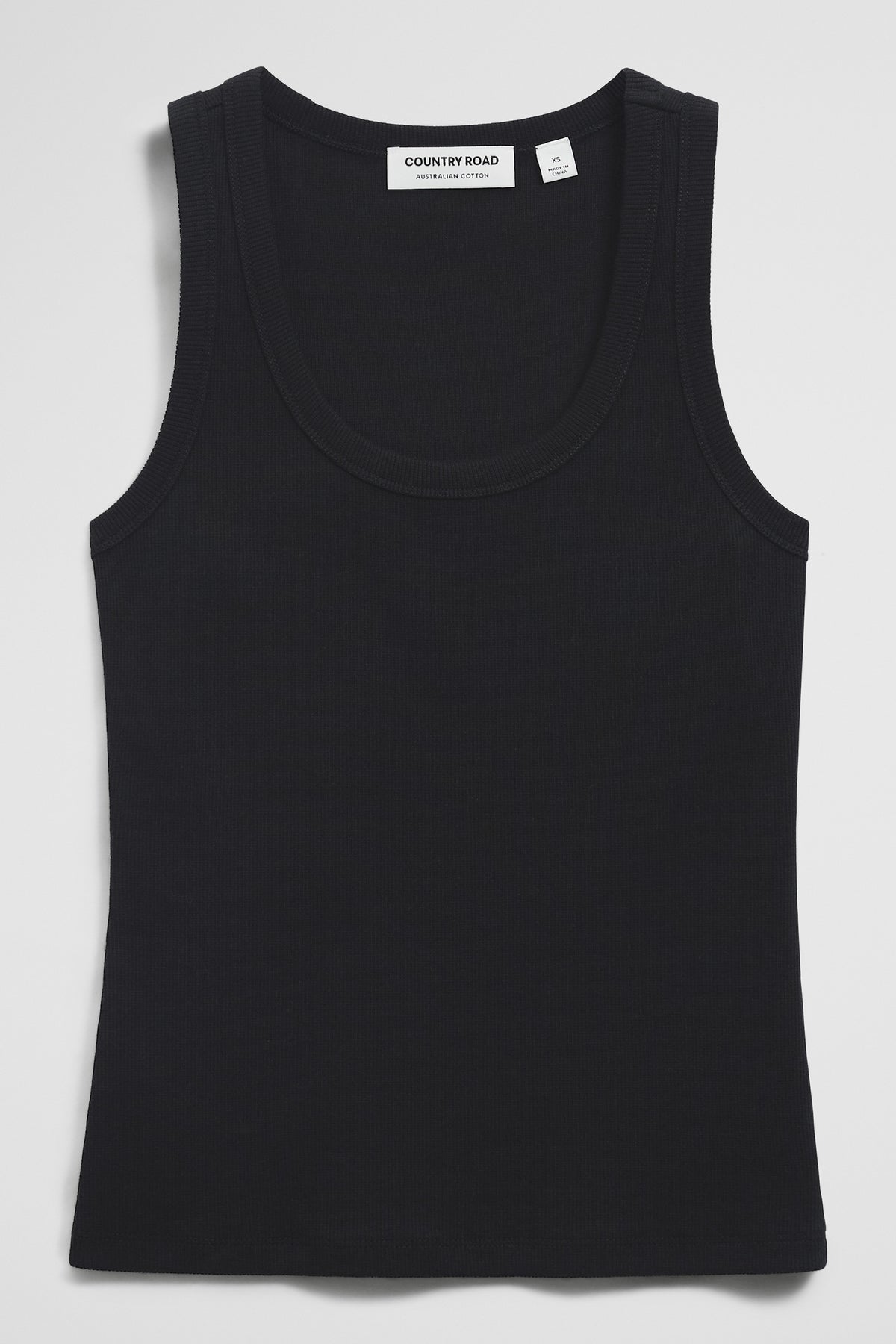 Scoop Neck Rib Tank