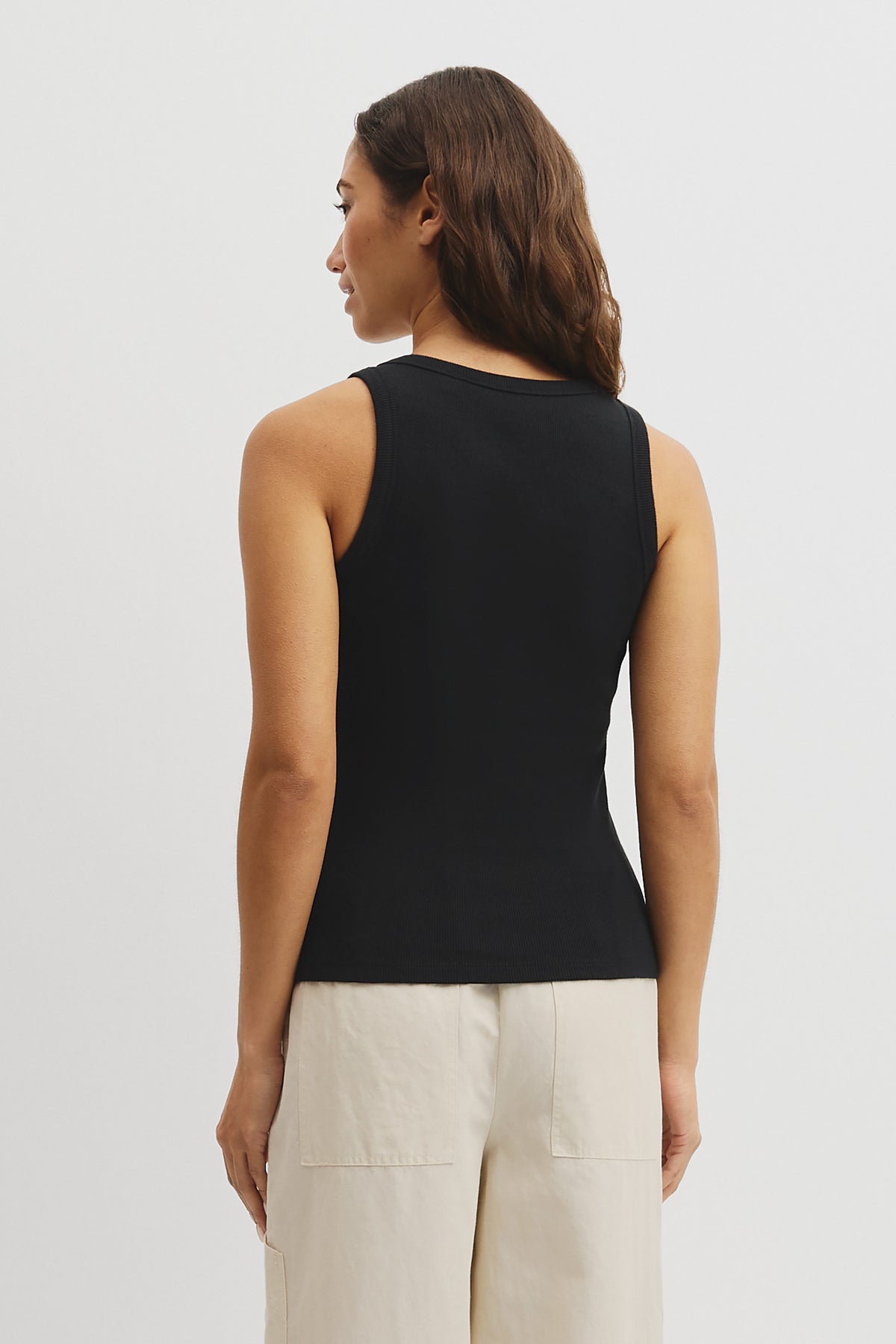 Scoop Neck Rib Tank