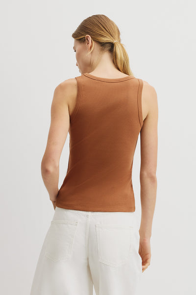 Scoop Neck Rib Tank