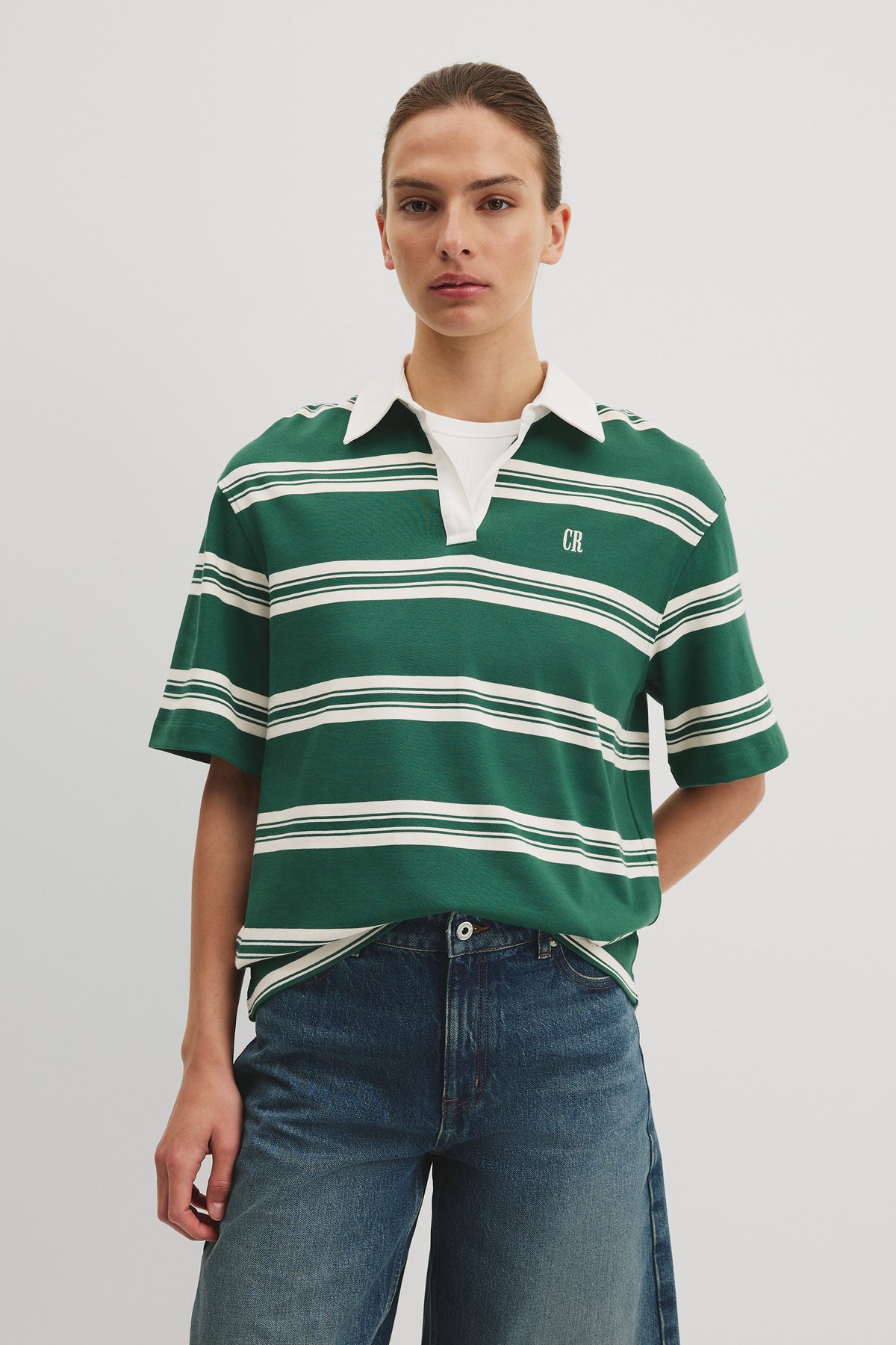 Stripe Rugby Polo