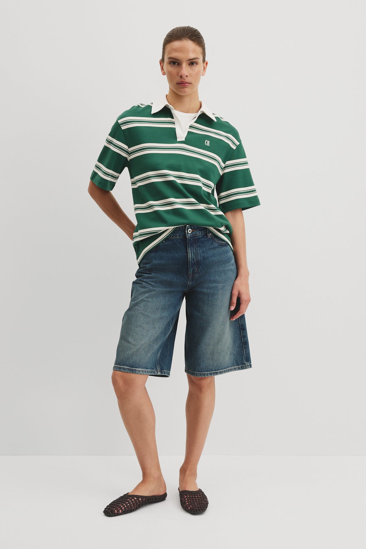 Australian Cotton Stripe Rugby Polo
