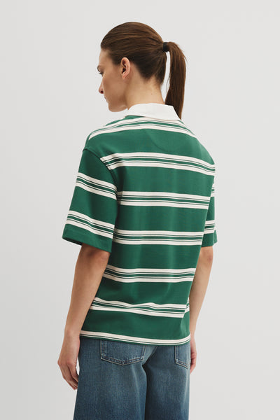 Australian Cotton Stripe Rugby Polo