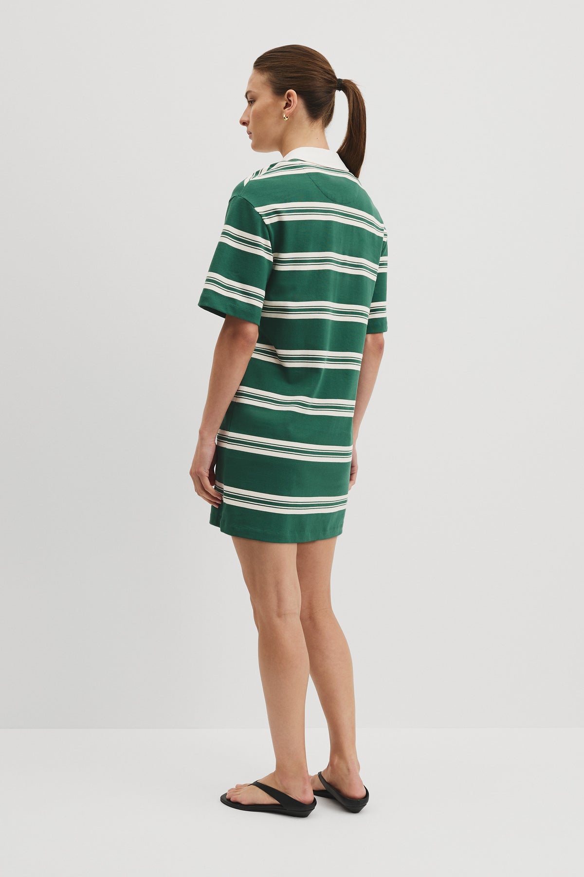 Australian Cotton Stripe Mini Rugby Dress